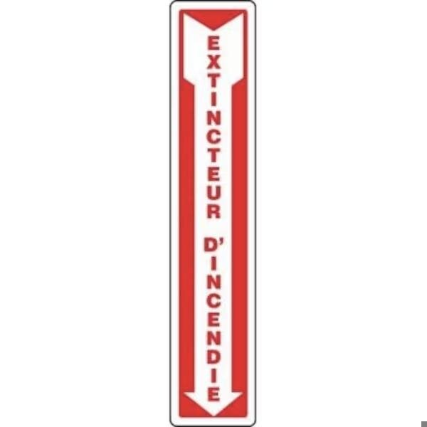 Accuform FIRE SAFETY SIGN FRENCH 18 in X 4 in FRMFXG545VS - main